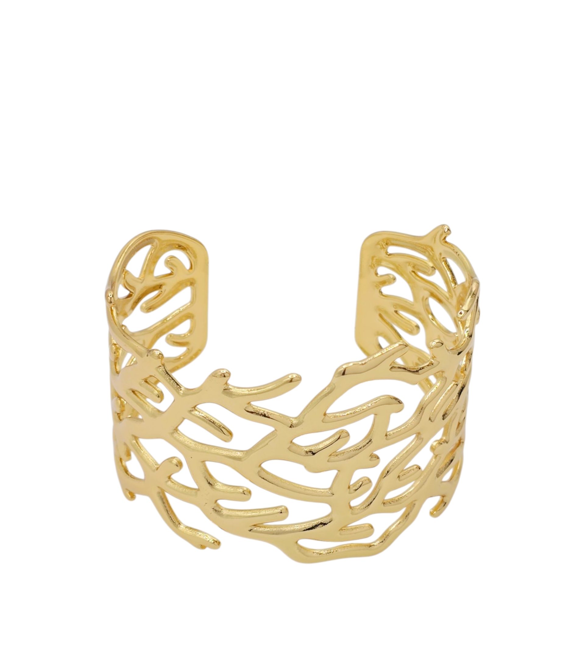 Brazalete Coral Dorado