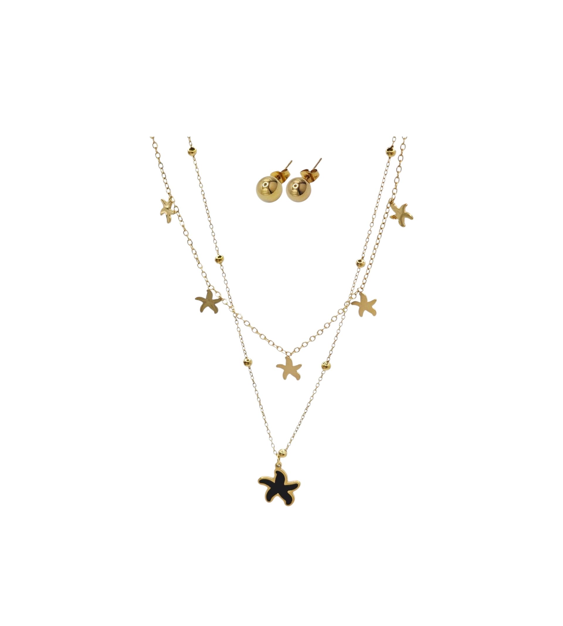 Cadena Doble Estrella de Mar